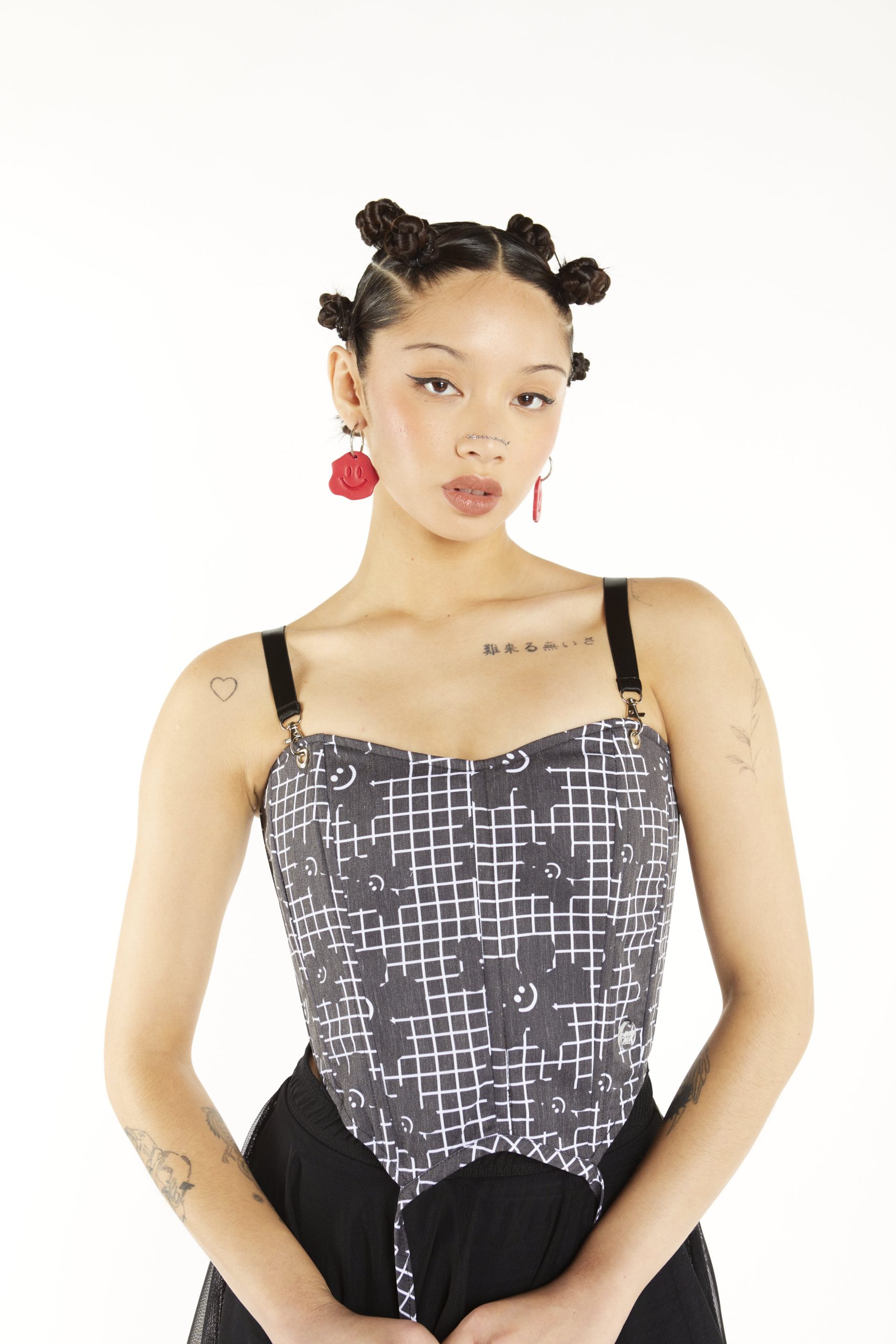 CORSET B&N FLOR