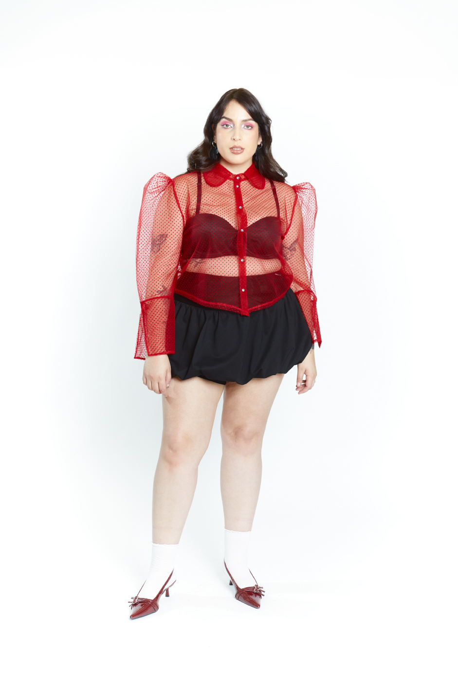 BLUSA TULL ROJA