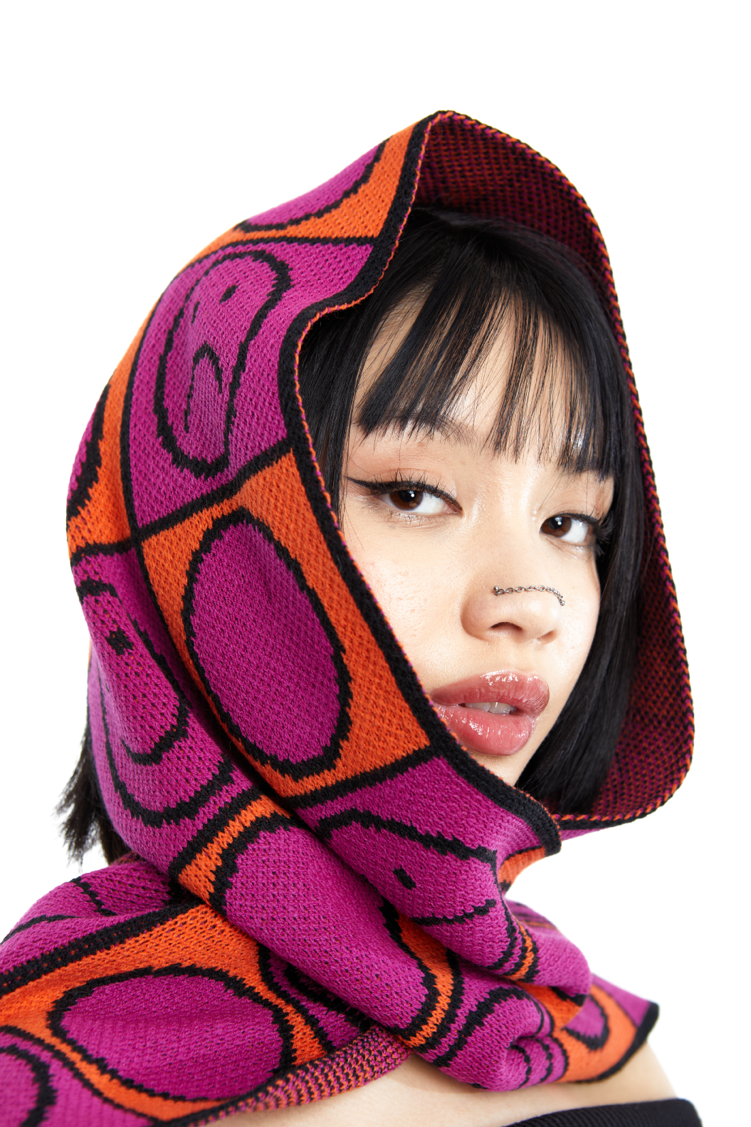 BUFANDA MAGENTA-FUCSIA
